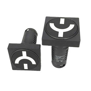 indicador luminoso permanente / LED / montado en panel / estanco