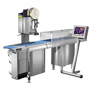máquina de pesaje-etiquetaje automática