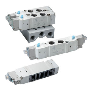 distribuidor neumático de cajón / accionado por solenoide / de 5/2 vías / de 5/3 vías