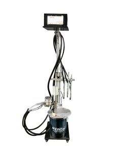 máquina para aplicación de cola electromagnética
