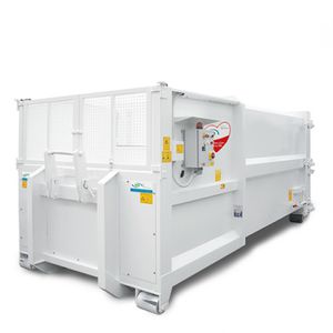 compactador de basura horizontal / de plástico / cartón / para papel