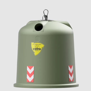 cubo de basura de plástico
