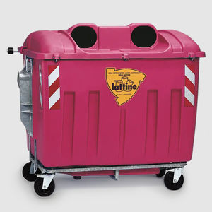 cubo de basura de plástico