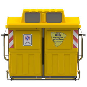 cubo de basura de plástico