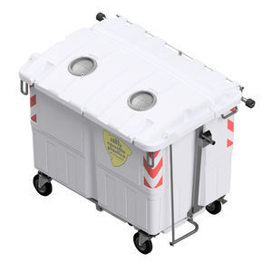 cubo de basura de plástico