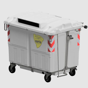 cubo de basura de plástico
