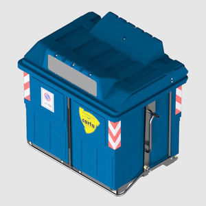 cubo de basura de plástico