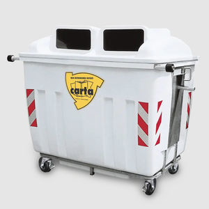 cubo de basura de plástico