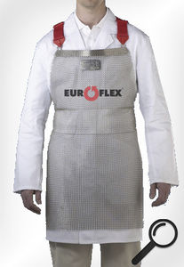 delantal de trabajo / de protección mecánica / de acero inoxidable