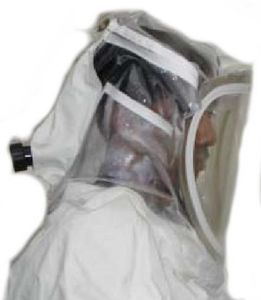 capucha de protección respiratoria