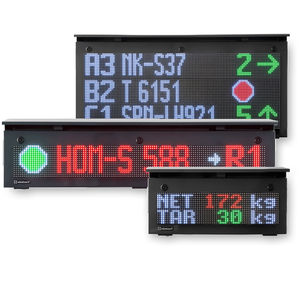 visualizadores LED / con gráficos de barra / de matriz de puntos / a color