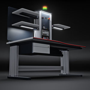 mesa de laboratorio móvil