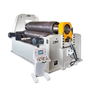 máquina roladora con 3 rodillos