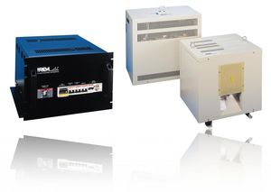 transformador de aislamiento / encapsulado / con 3 bobinas / montado en poste