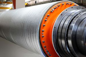 rodillo de succión para máquina de papel