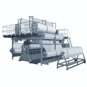 máquina de tejido de punto por urdimbre de tipo Raschel