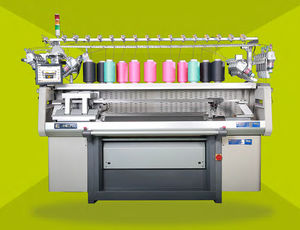 máquina de tricotado jersey doble 1