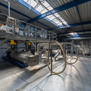 línea de extrusión para multifilamentos 1