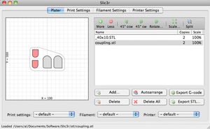 software para impresora 3D de cortado