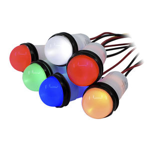 indicador luminoso permanente / LED / montado en panel / estanco