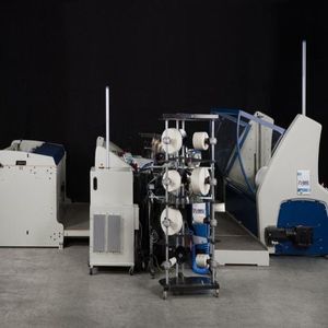 máquina de tejer para tejidos técnicos