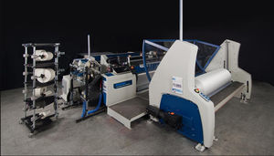 máquina de tejer para tejidos técnicos