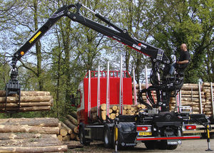 cargadora forestal de pluma articulada 1