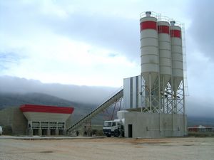 planta de hormigón estacionaria