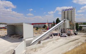 planta de hormigón estacionaria