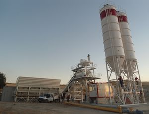 planta de hormigón estacionaria