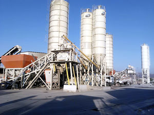 planta de hormigón móvil