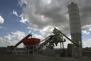planta de hormigón móvil