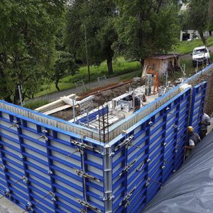 encofrado modular / de acero