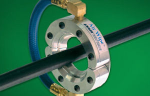 air wipe de refrigeración / para cable / para tubos / de acero inoxidable