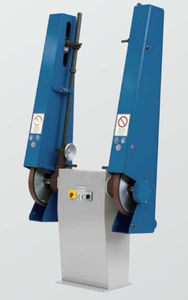 rectificadora de banda / plana / para chapa metálica / con control manual