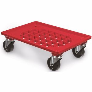 carretilla portacubetas / de plástico