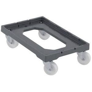 carretilla portacubetas / de plástico