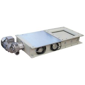 válvula de guillotina / eléctrica / de control / para granulados