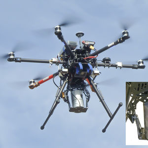 UAV hexarrotor / de cartografía