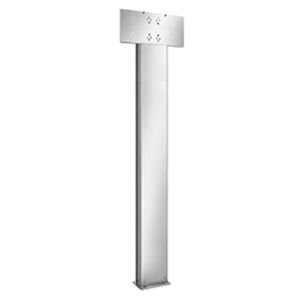columna de montaje de acero inoxidable