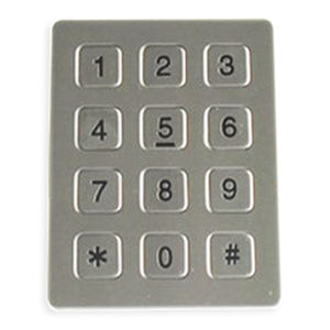 teclado numérico empotrable