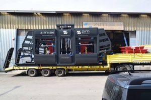 máquina para fabricación de bloques de hormigón