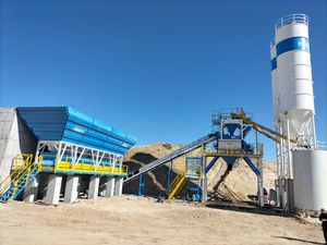 planta de hormigón compacta