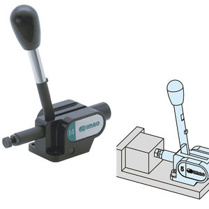 dispositivo de sujeción rápida con desplazamiento axial / compacto / de empuje y tracción