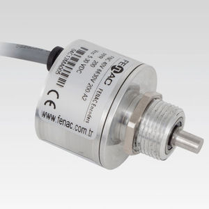 encoder rotativo incremental / con salida analógica / con árbol macizo / brida de rosca