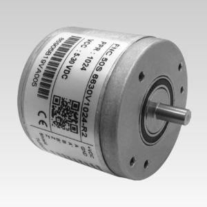 encoder rotativo incremental / con salida analógica / con árbol macizo / con brida de sujeción