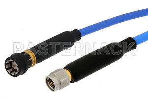 ensamblaje de cables SMA / RF / blindado / robusto