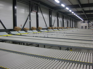 transportador de rodillos / modular / horizontal