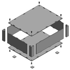 caja rectangular