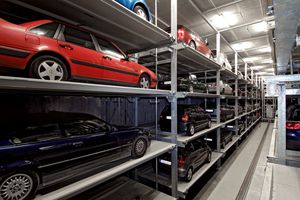 plataforma para coches multi-nivel